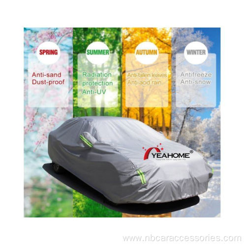 All Weather Protection Car Covers Silver Coating Material